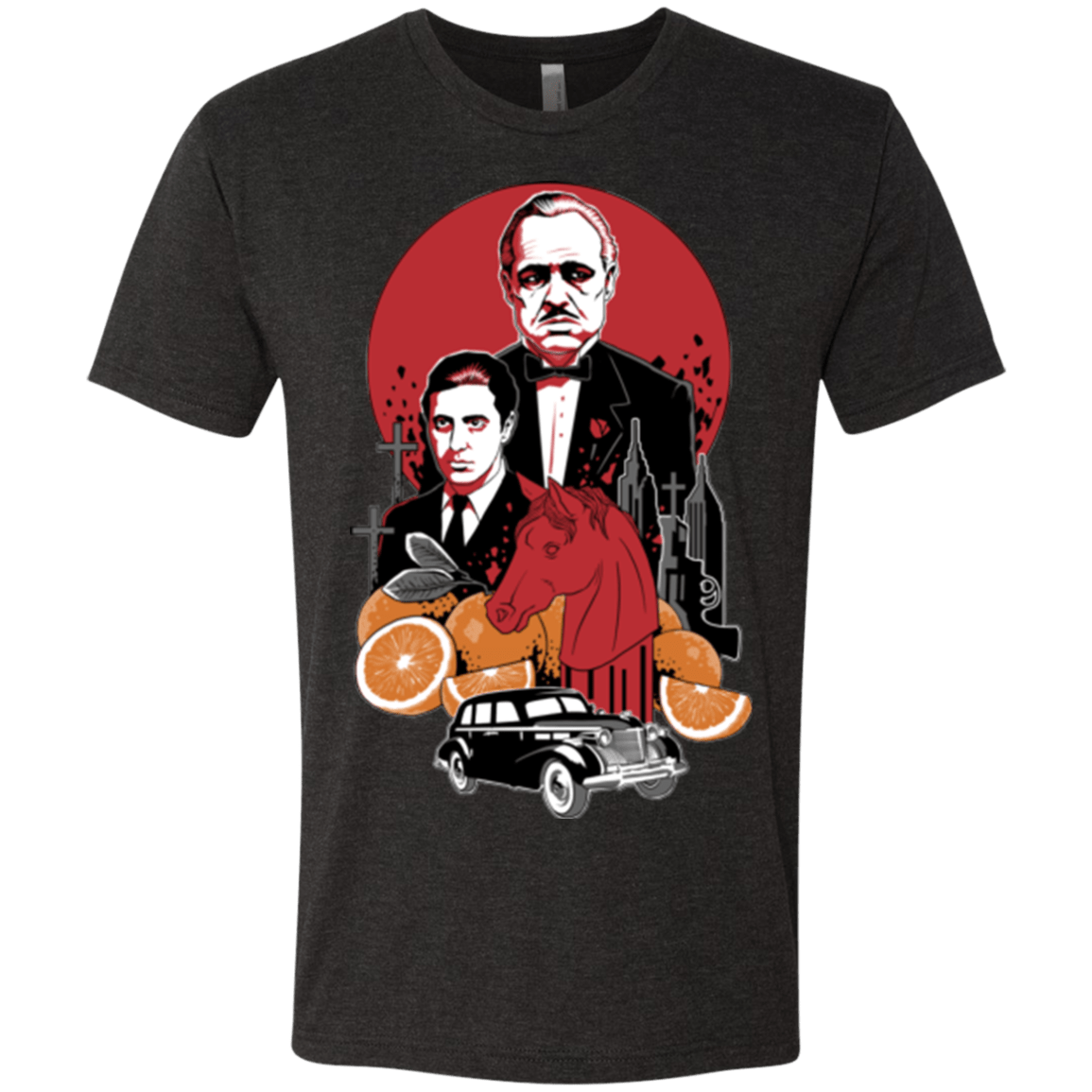 T-Shirts Vintage Black / Small Family Cursed Men's Triblend T-Shirt