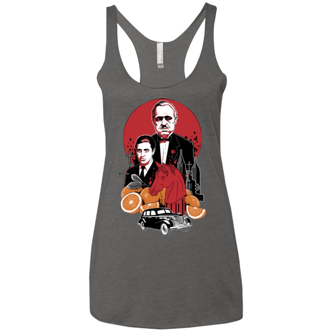 T-Shirts Premium Heather / X-Small Family Cursed Women's Triblend Racerback Tank