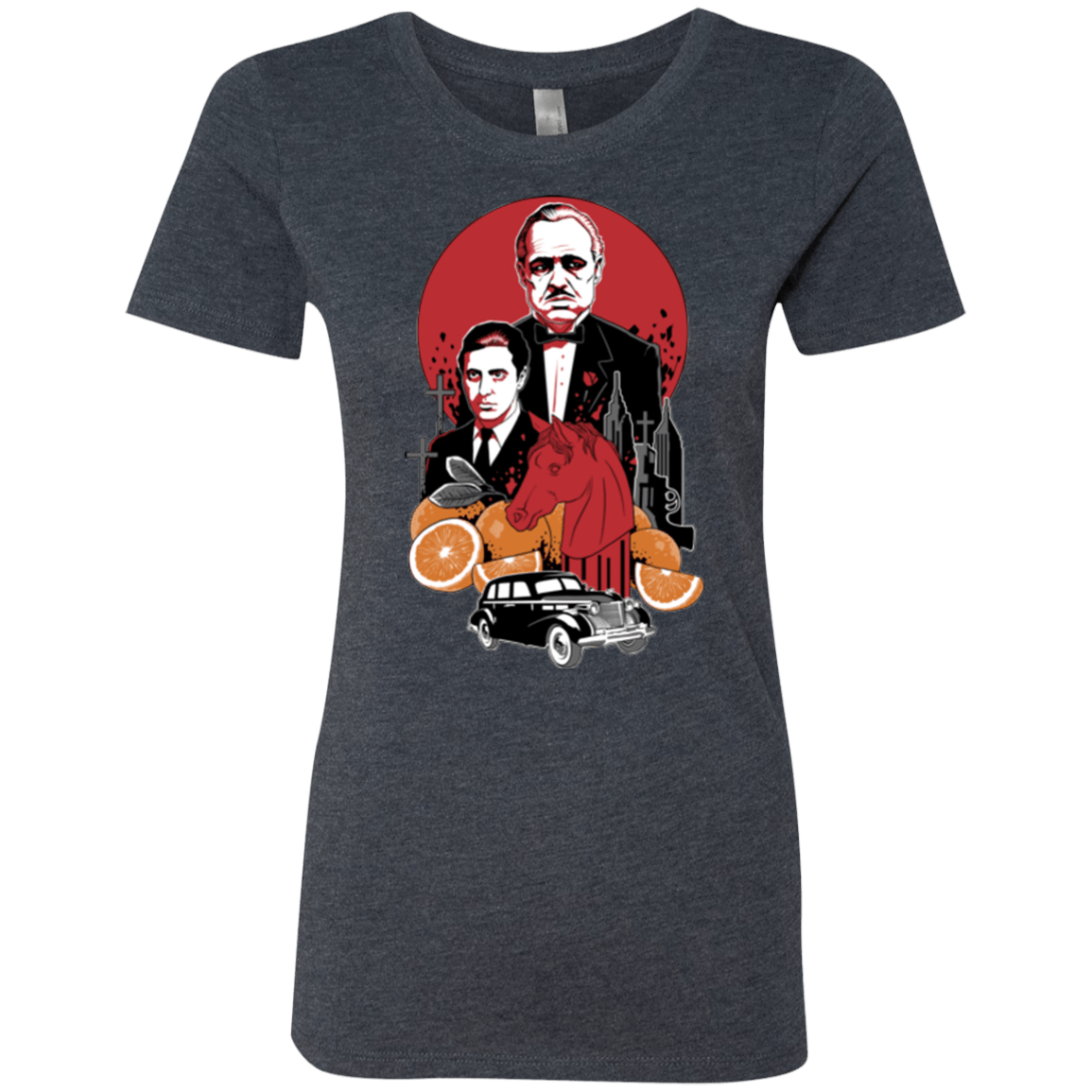 T-Shirts Vintage Navy / Small Family Cursed Women's Triblend T-Shirt