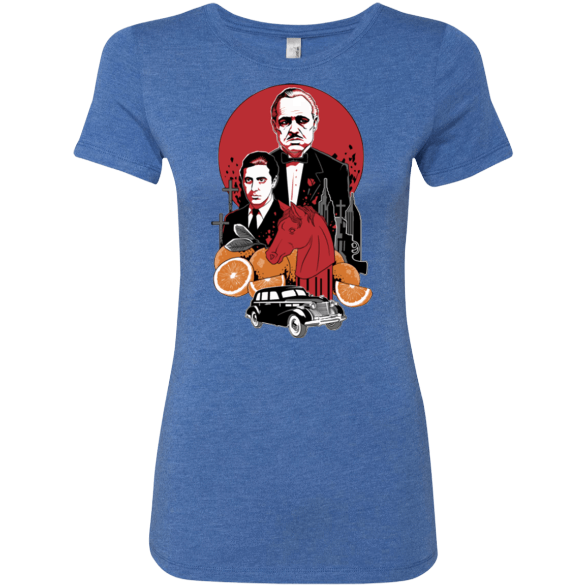 T-Shirts Vintage Royal / Small Family Cursed Women's Triblend T-Shirt