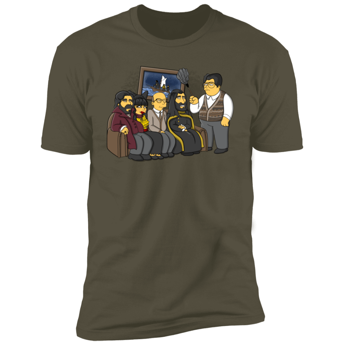 T-Shirts Military Green / S Family photo...but not you Guillermo Men's Premium T-Shirt