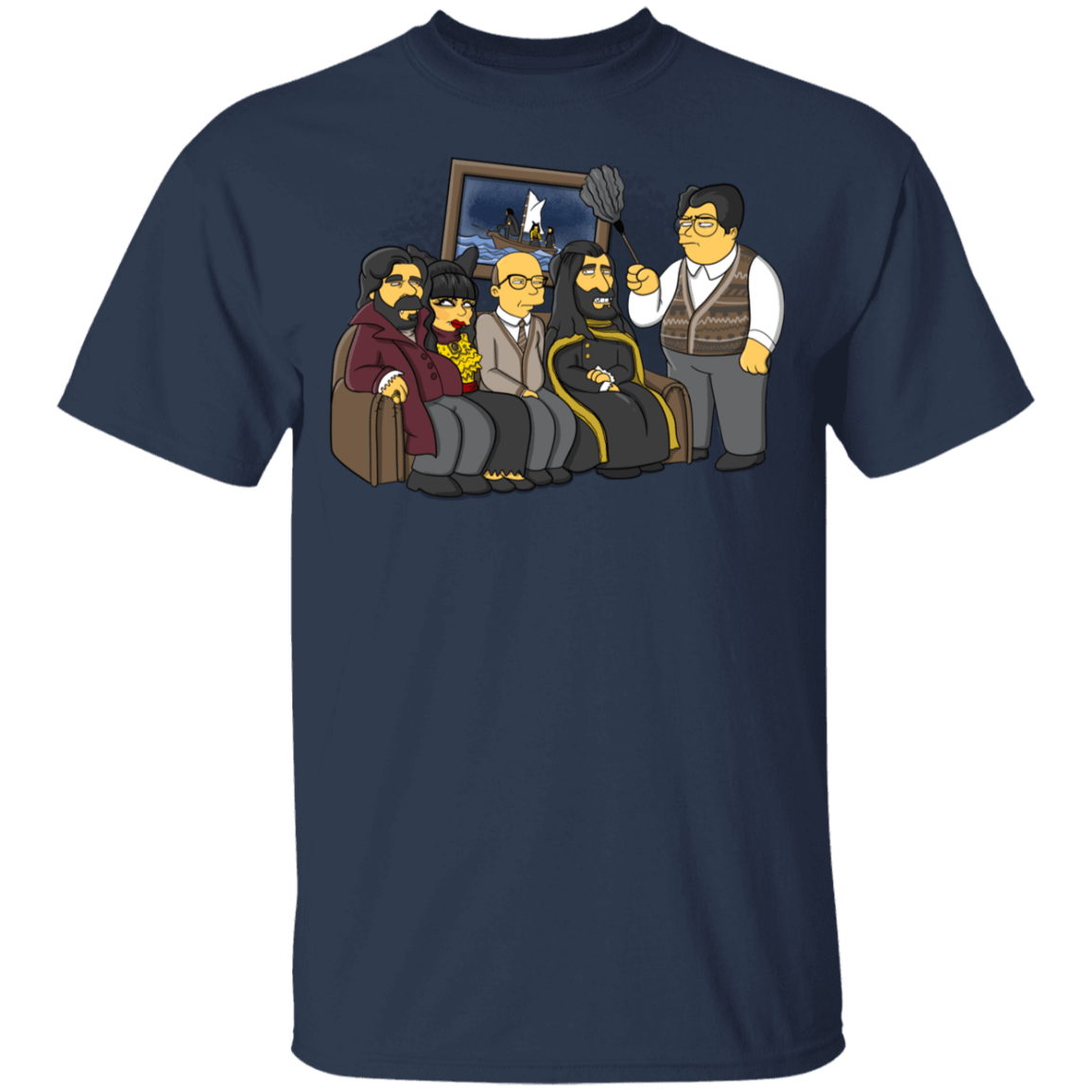 T-Shirts Navy / YXS Family photo...but not you Guillermo Youth T-Shirt