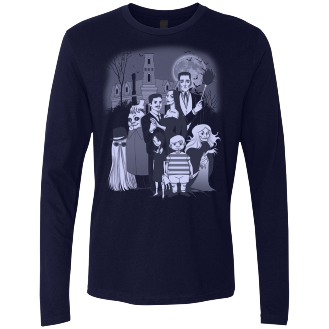 T-Shirts Midnight Navy / Small Family Portrait Men's Premium Long Sleeve