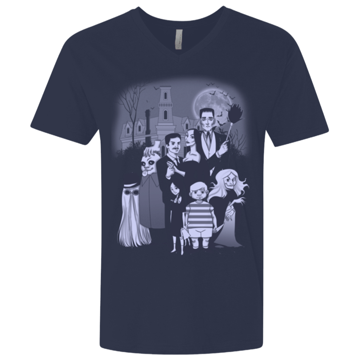 T-Shirts Midnight Navy / X-Small Family Portrait Men's Premium V-Neck