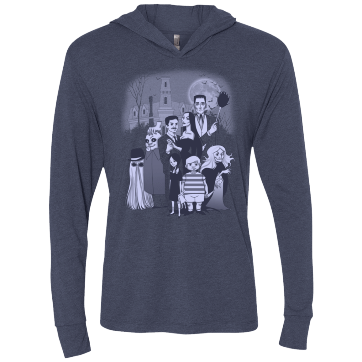 T-Shirts Vintage Navy / X-Small Family Portrait Triblend Long Sleeve Hoodie Tee