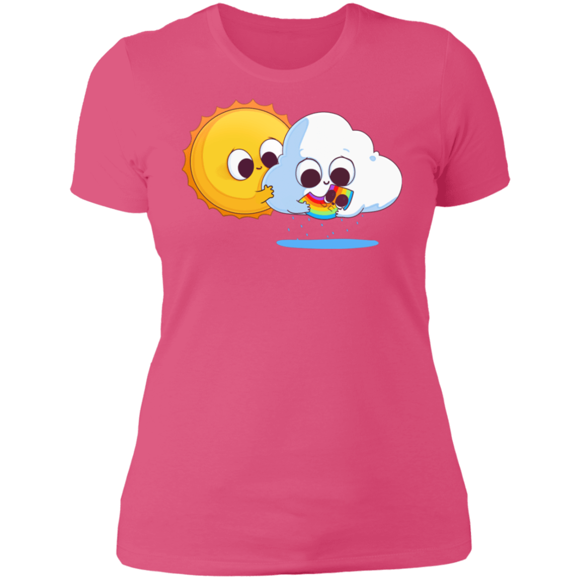 T-Shirts Hot Pink / S Family Portrait Women's Premium T-Shirt