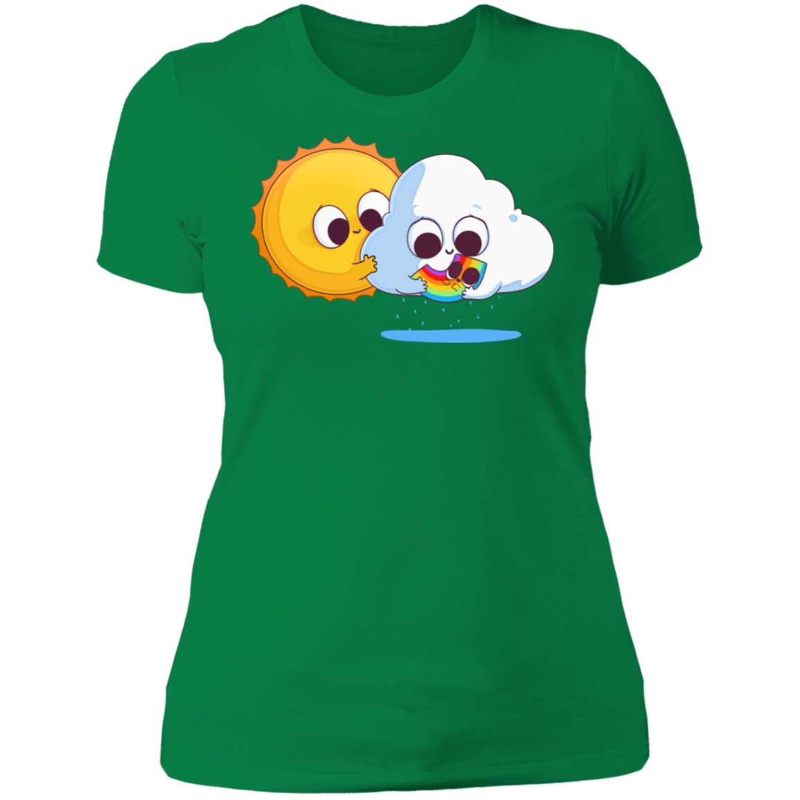 T-Shirts Kelly Green / S Family Portrait Women's Premium T-Shirt