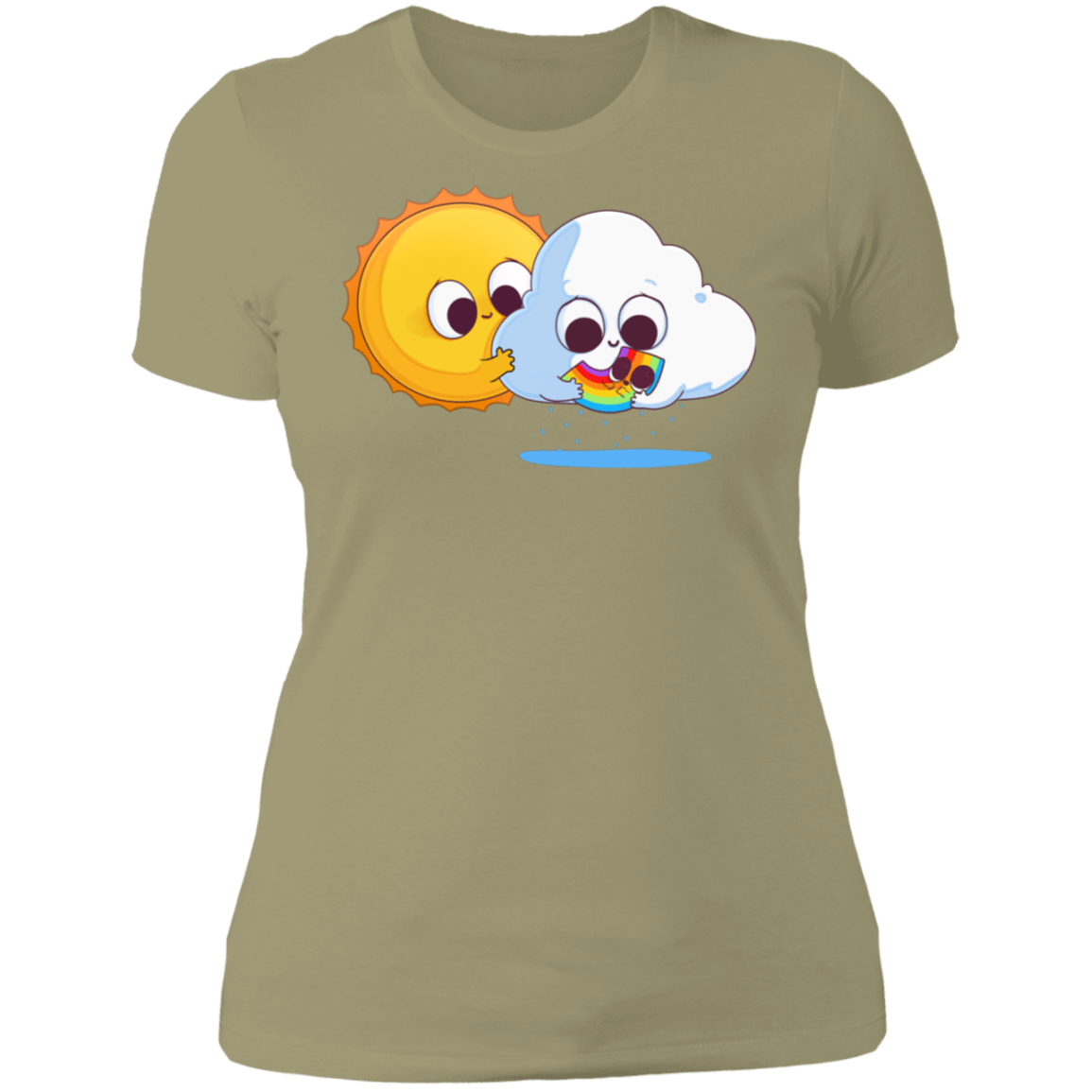 T-Shirts Light Olive / S Family Portrait Women's Premium T-Shirt