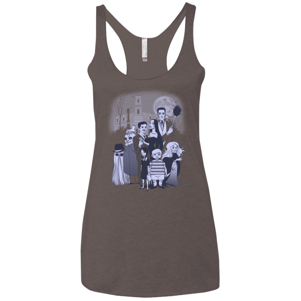 T-Shirts Macchiato / X-Small Family Portrait Women's Triblend Racerback Tank