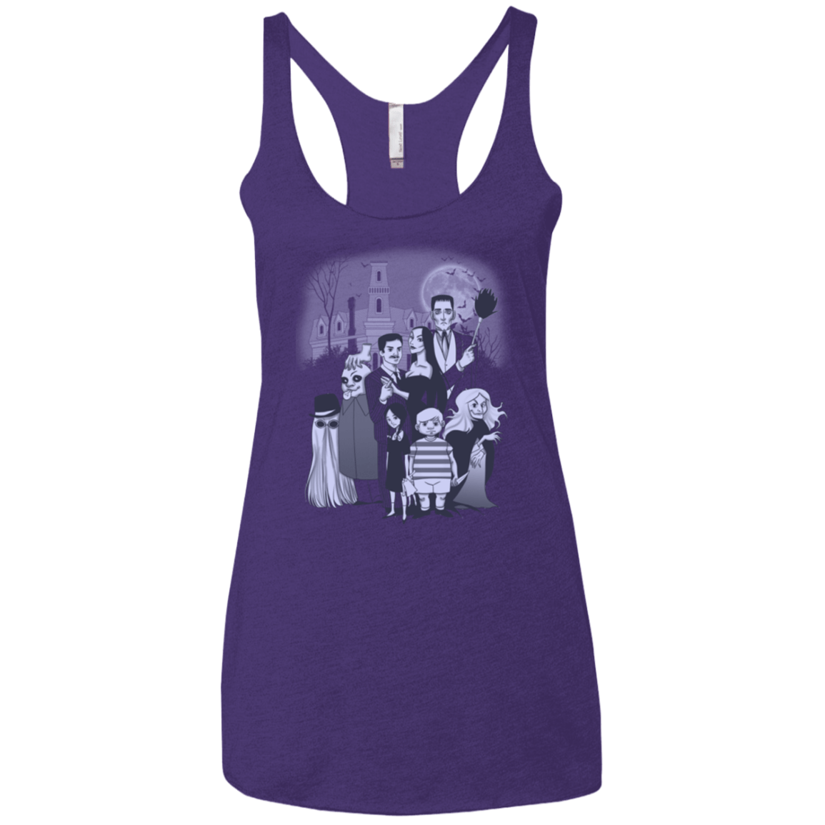 T-Shirts Purple / X-Small Family Portrait Women's Triblend Racerback Tank
