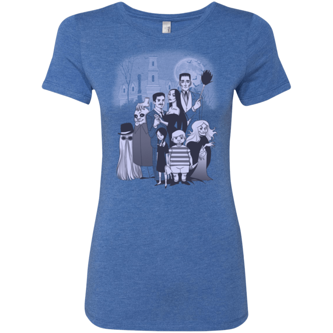 T-Shirts Vintage Royal / Small Family Portrait Women's Triblend T-Shirt