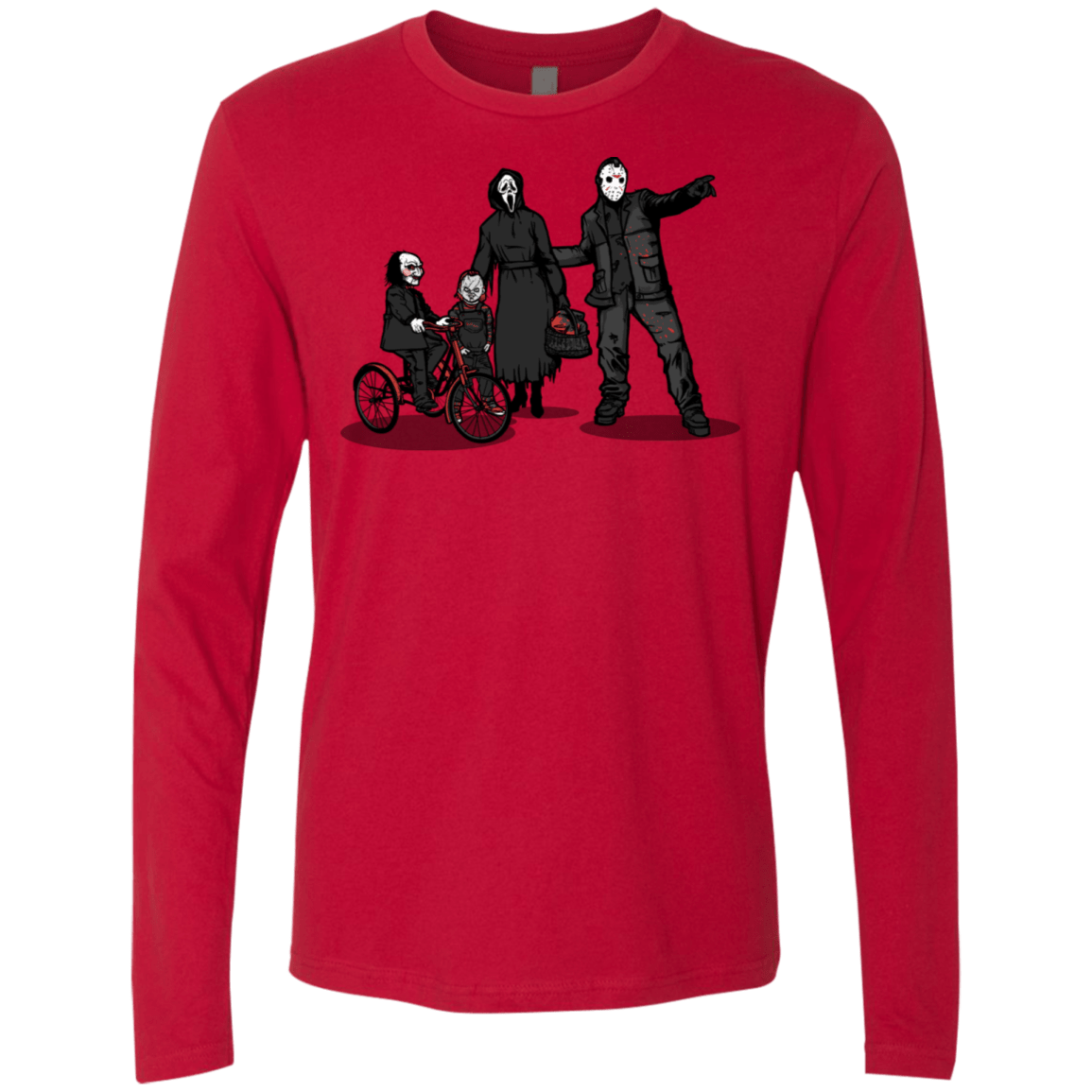 T-Shirts Red / S Family Values Men's Premium Long Sleeve