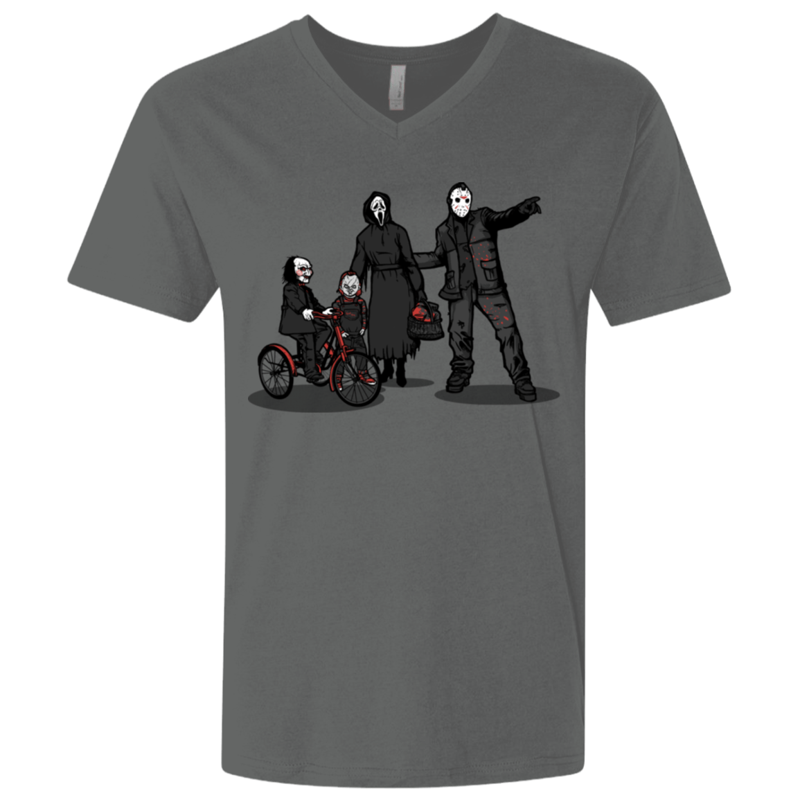 T-Shirts Heavy Metal / X-Small Family Values Men's Premium V-Neck