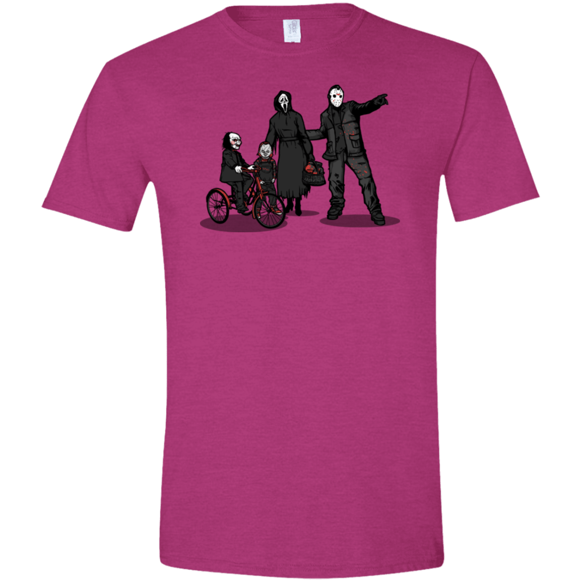 T-Shirts Antique Heliconia / S Family Values Men's Semi-Fitted Softstyle