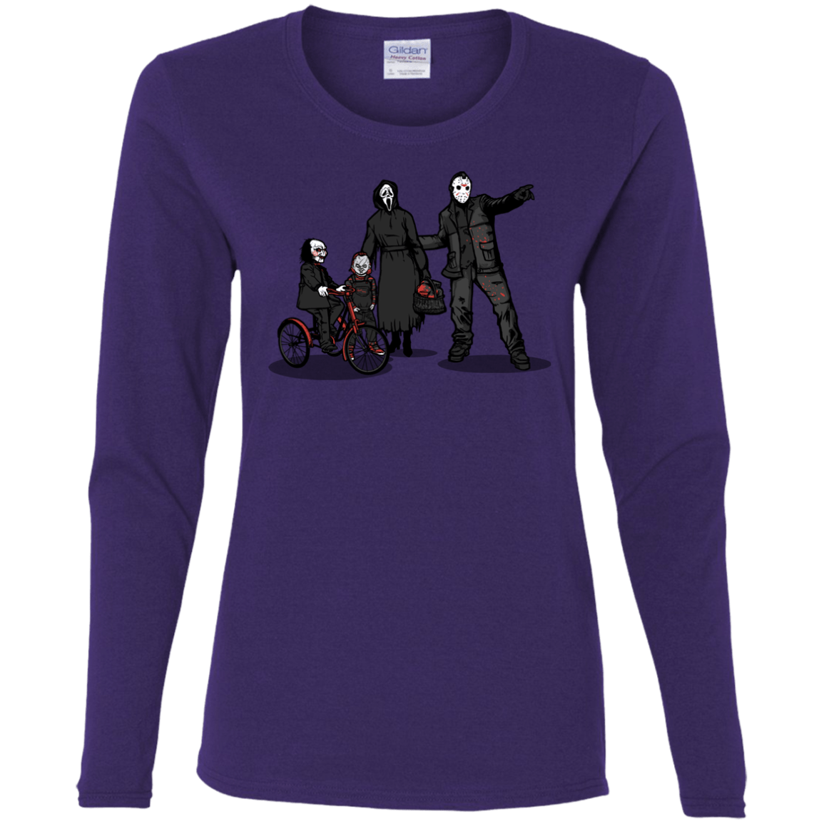 T-Shirts Purple / S Family Values Women's Long Sleeve T-Shirt