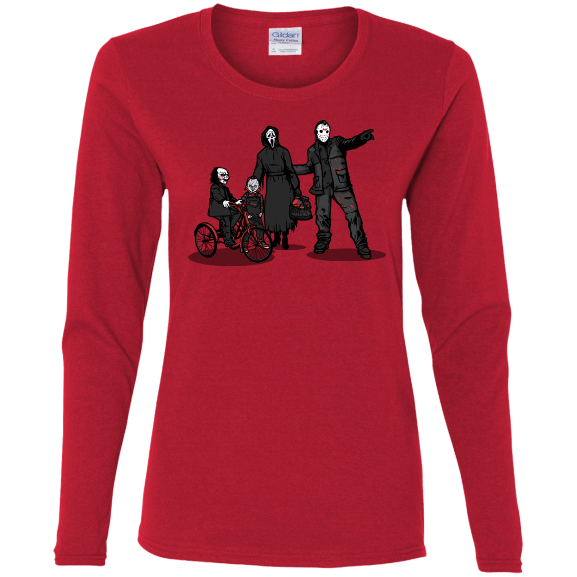 T-Shirts Red / S Family Values Women's Long Sleeve T-Shirt
