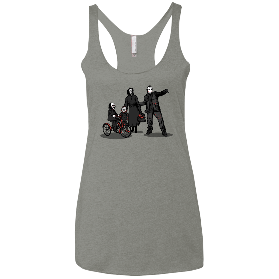T-Shirts Venetian Grey / X-Small Family Values Women's Triblend Racerback Tank