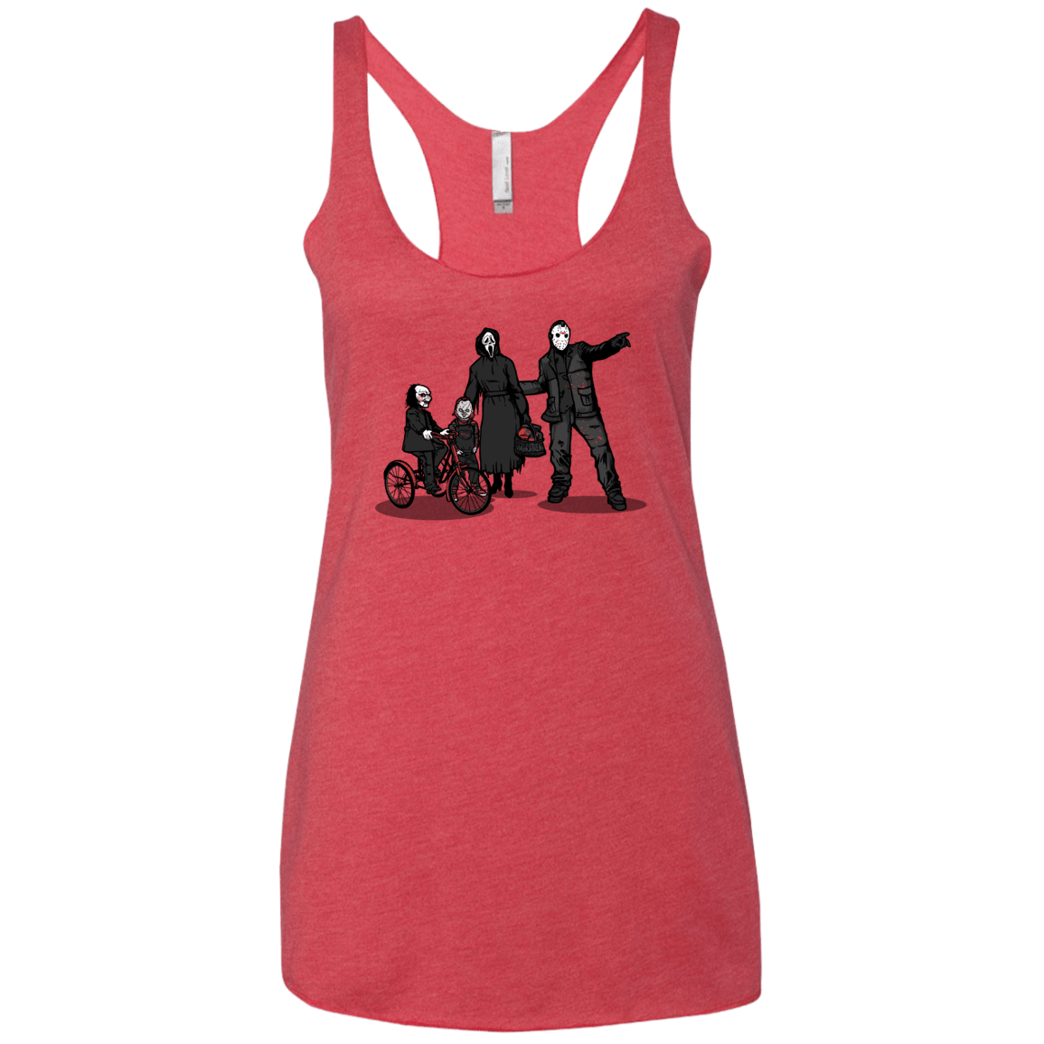 T-Shirts Vintage Red / X-Small Family Values Women's Triblend Racerback Tank