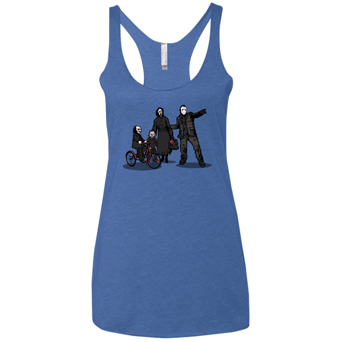T-Shirts Vintage Royal / X-Small Family Values Women's Triblend Racerback Tank