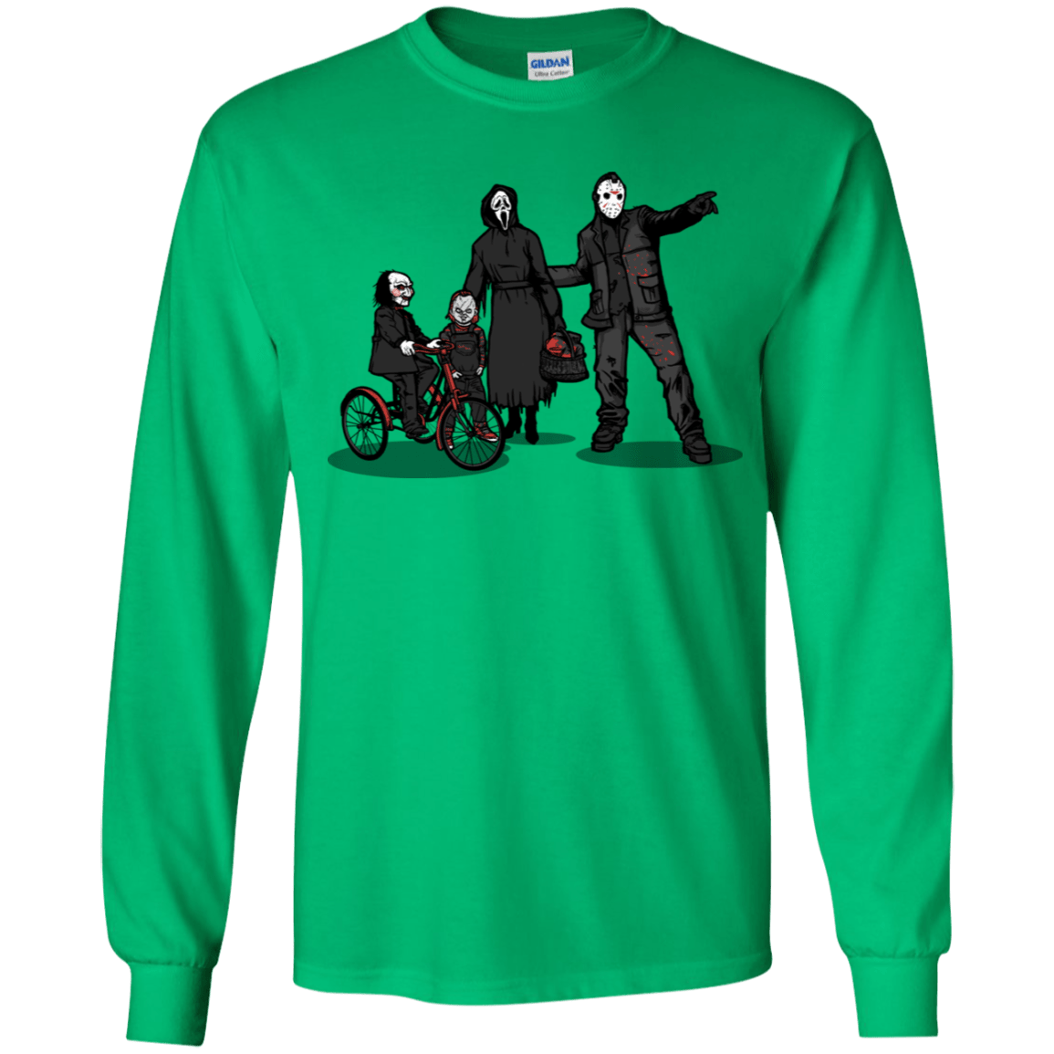 T-Shirts Irish Green / YS Family Values Youth Long Sleeve T-Shirt