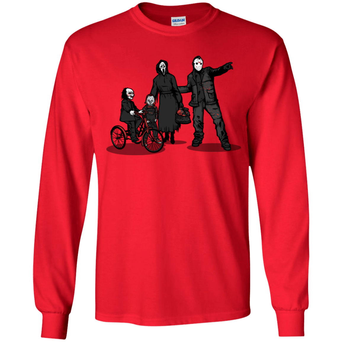 T-Shirts Red / YS Family Values Youth Long Sleeve T-Shirt