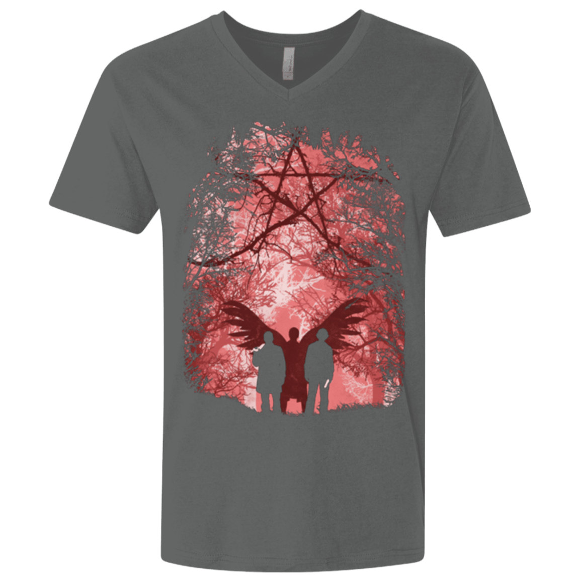 T-Shirts Heavy Metal / X-Small Famous Hunters Men's Premium V-Neck