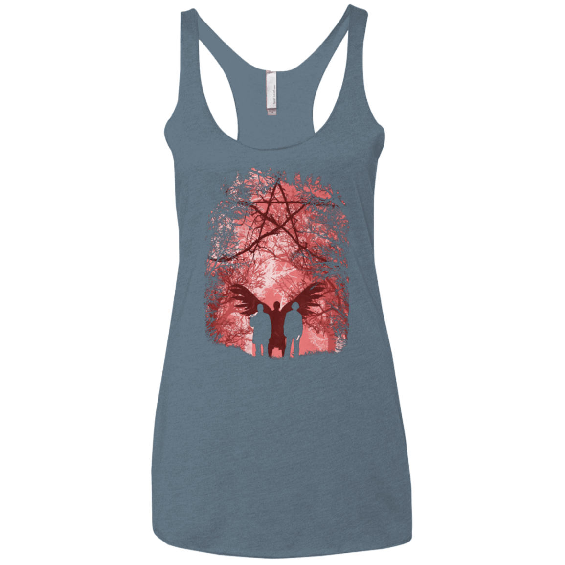 T-Shirts Indigo / X-Small Famous Hunters Women's Triblend Racerback Tank