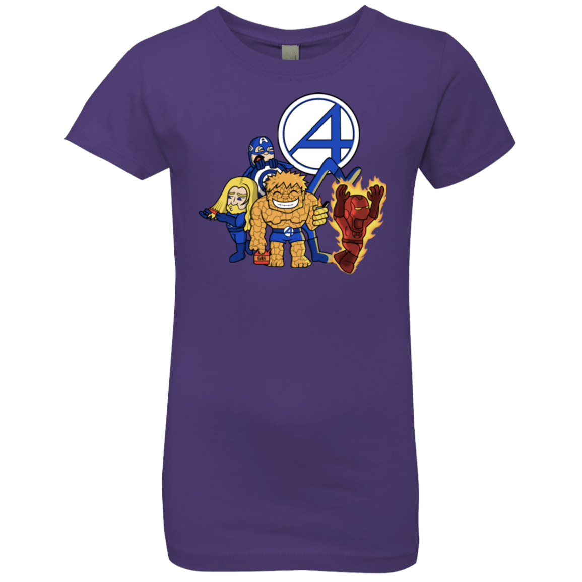 T-Shirts Purple Rush / YXS FANTASTIC-A Girls Premium T-Shirt