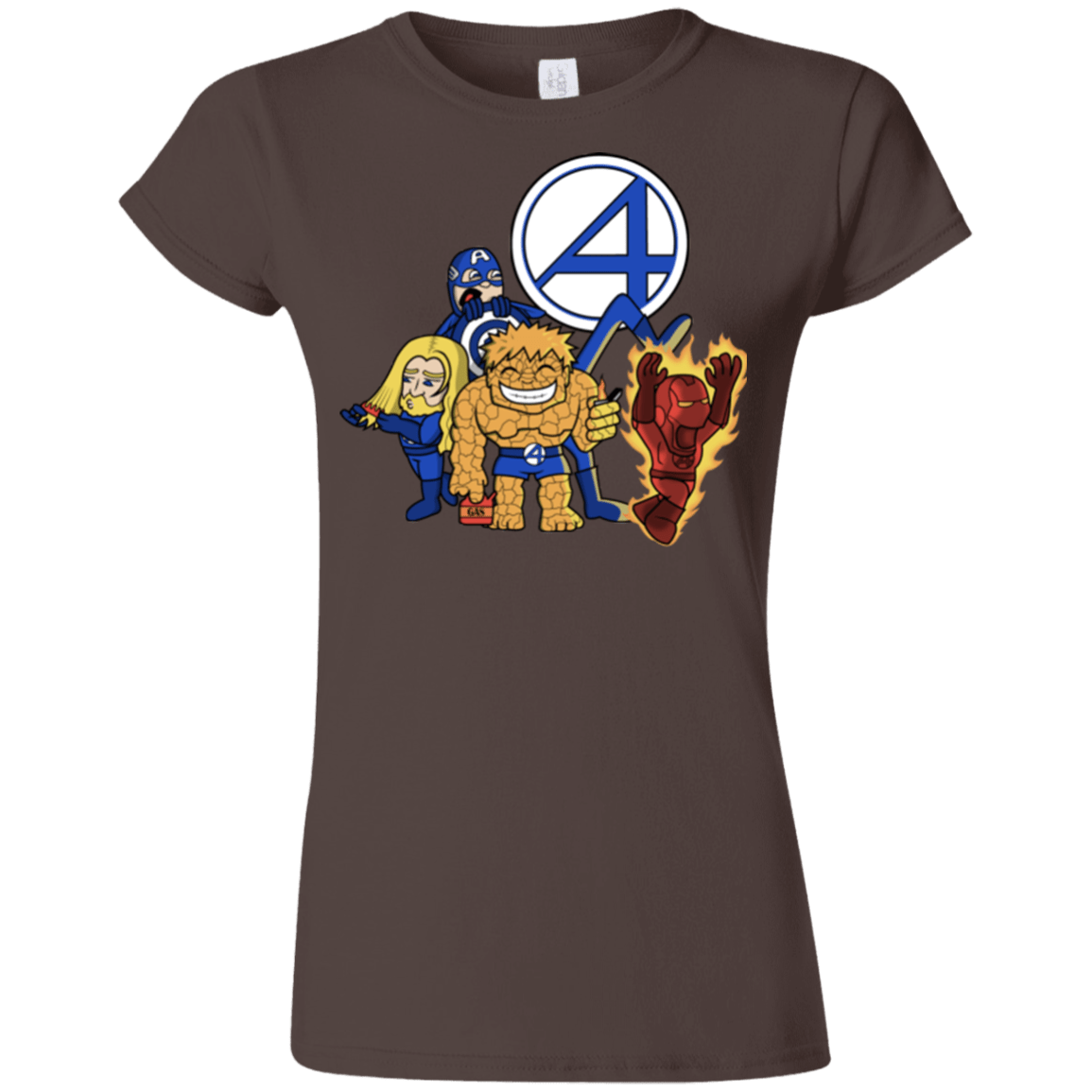 T-Shirts Dark Chocolate / S FANTASTIC-A Junior Slimmer-Fit T-Shirt