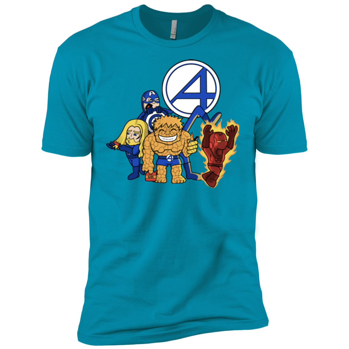 T-Shirts Turquoise / X-Small FANTASTIC-A Men's Premium T-Shirt