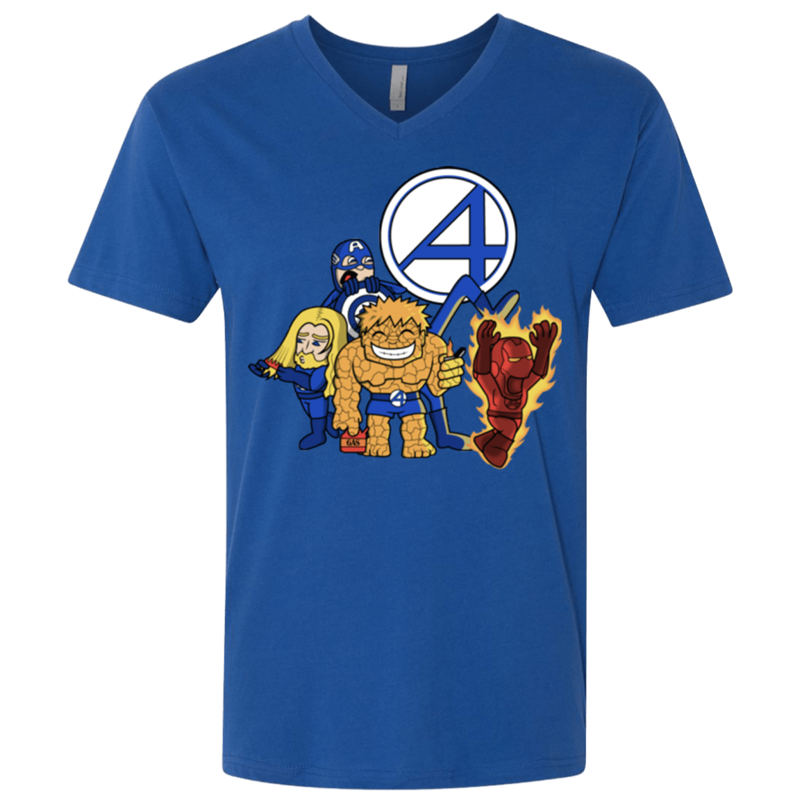 T-Shirts Royal / X-Small FANTASTIC-A Men's Premium V-Neck