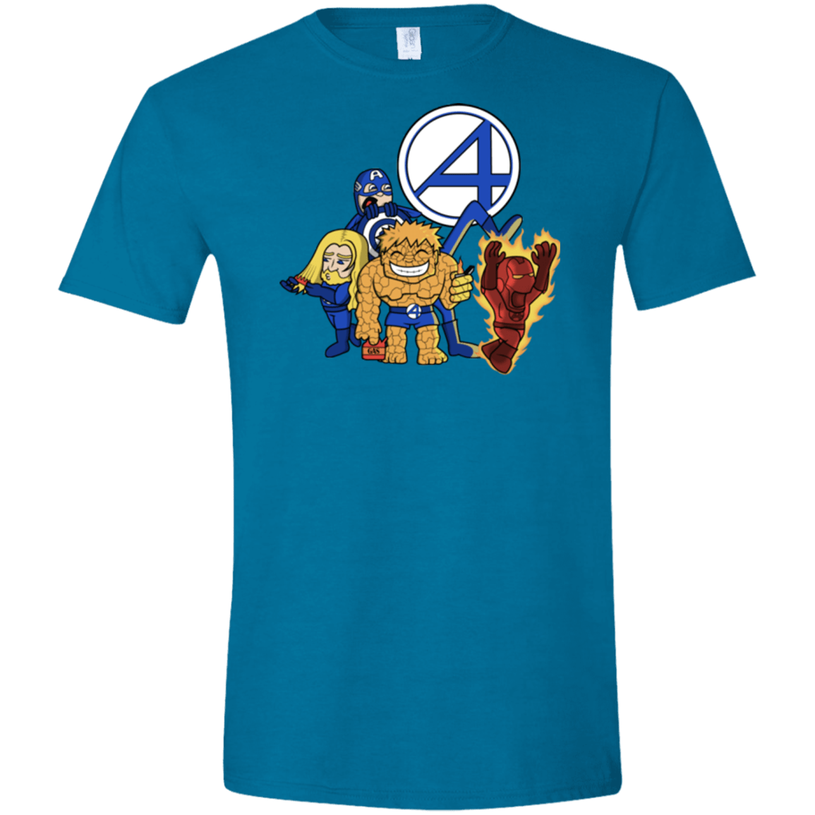 T-Shirts Antique Sapphire / S FANTASTIC-A Men's Semi-Fitted Softstyle