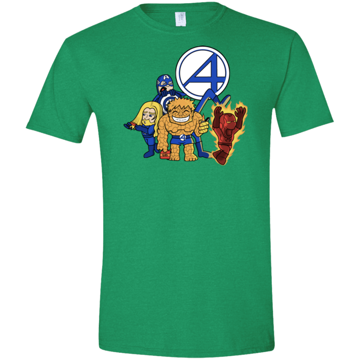 T-Shirts Heather Irish Green / S FANTASTIC-A Men's Semi-Fitted Softstyle