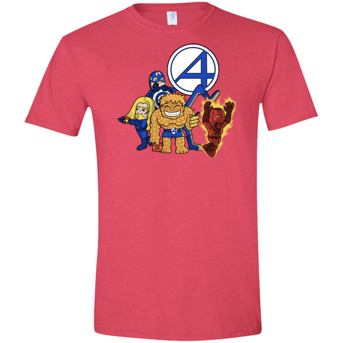 T-Shirts Heather Red / S FANTASTIC-A Men's Semi-Fitted Softstyle