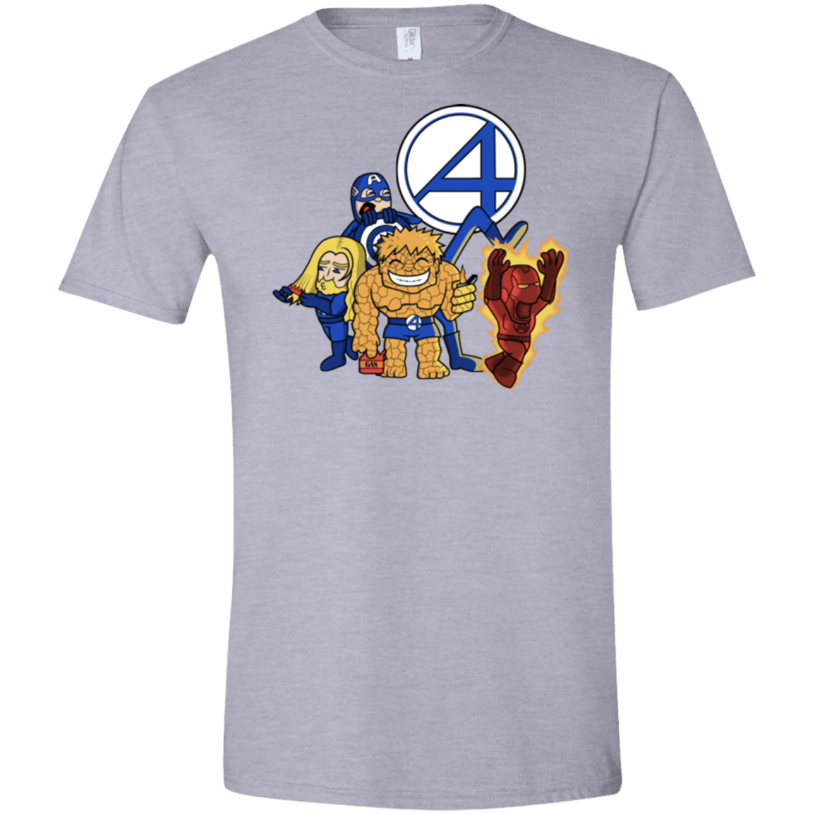 T-Shirts Sport Grey / X-Small FANTASTIC-A Men's Semi-Fitted Softstyle