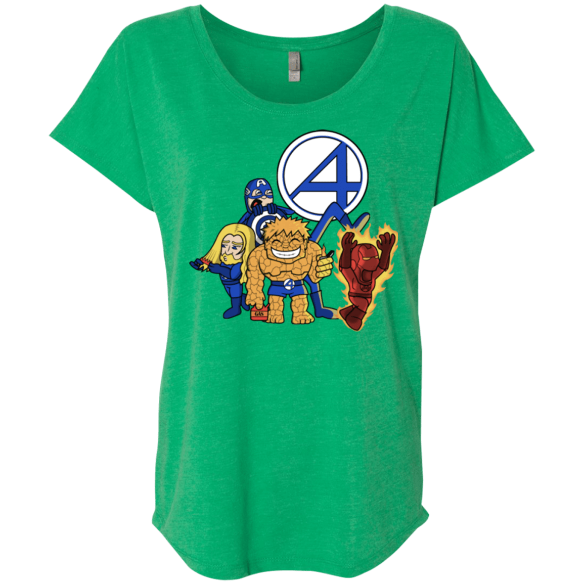 T-Shirts Envy / X-Small FANTASTIC-A Triblend Dolman Sleeve