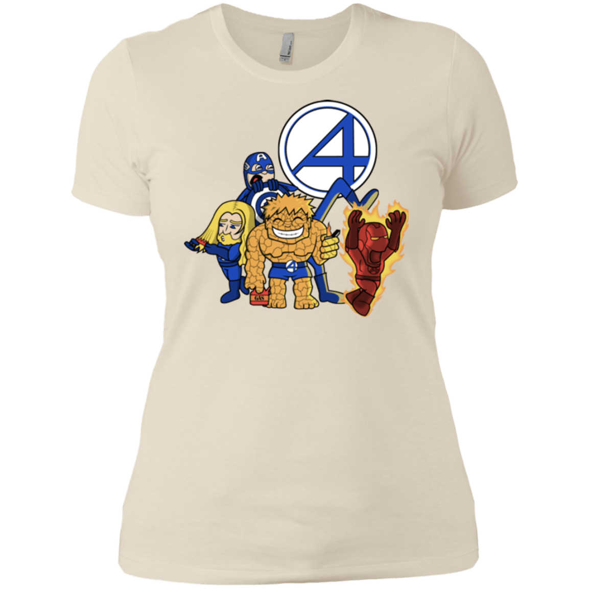 T-Shirts Ivory/ / X-Small FANTASTIC-A Women's Premium T-Shirt