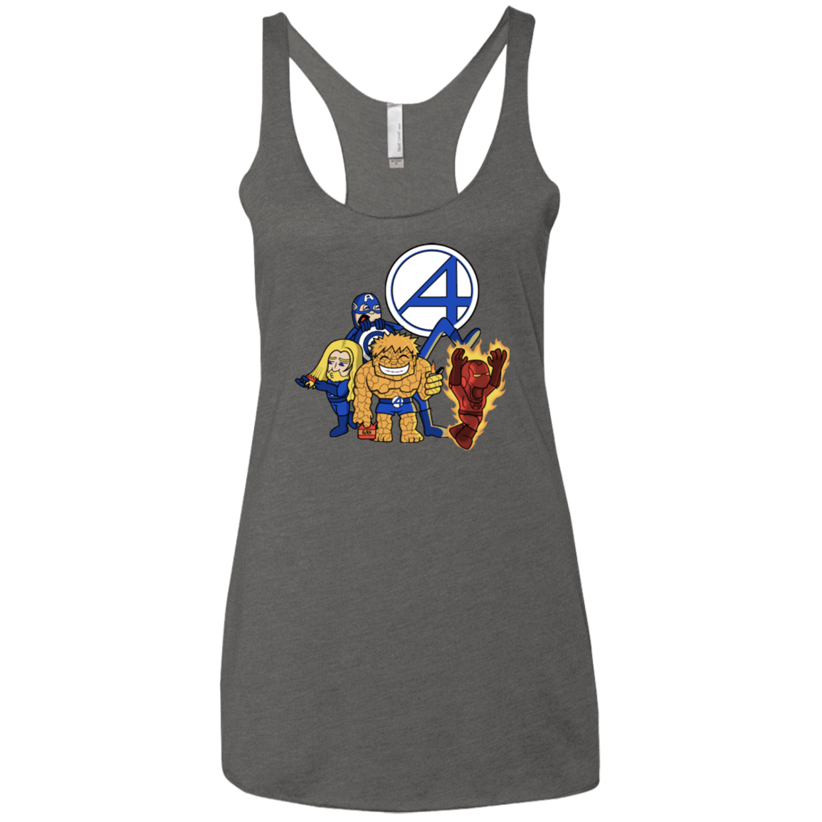 T-Shirts Premium Heather / X-Small FANTASTIC-A Women's Triblend Racerback Tank