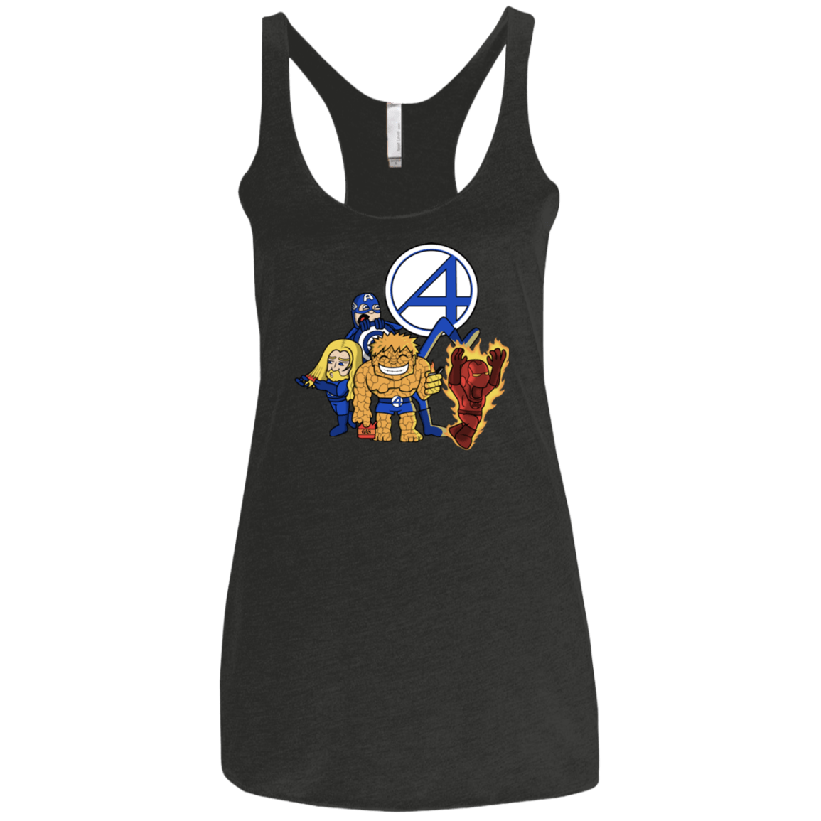 T-Shirts Vintage Black / X-Small FANTASTIC-A Women's Triblend Racerback Tank