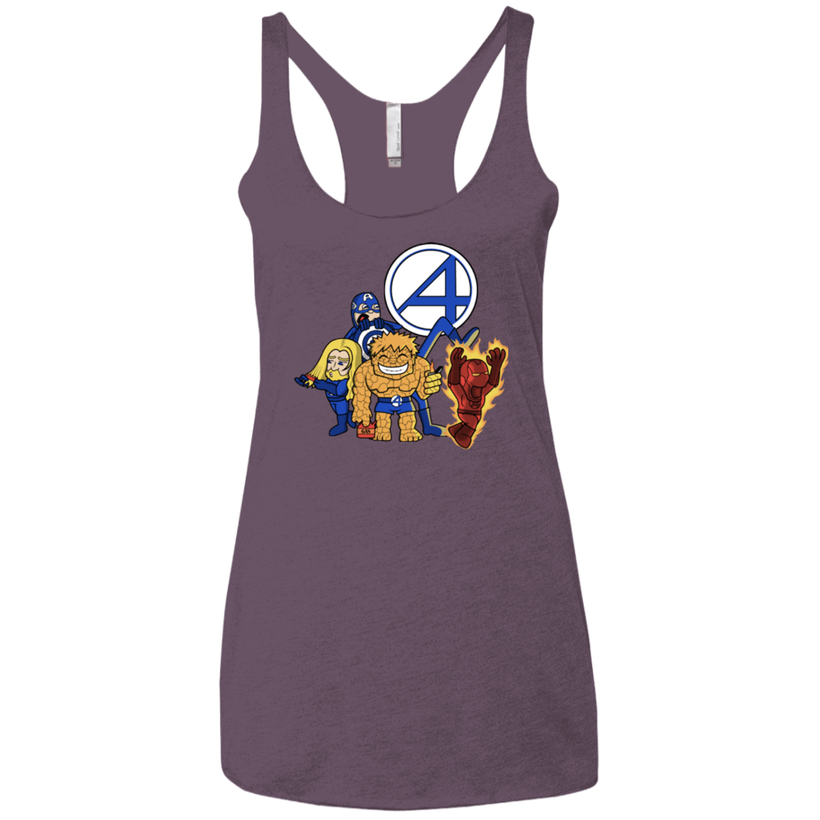 T-Shirts Vintage Purple / X-Small FANTASTIC-A Women's Triblend Racerback Tank