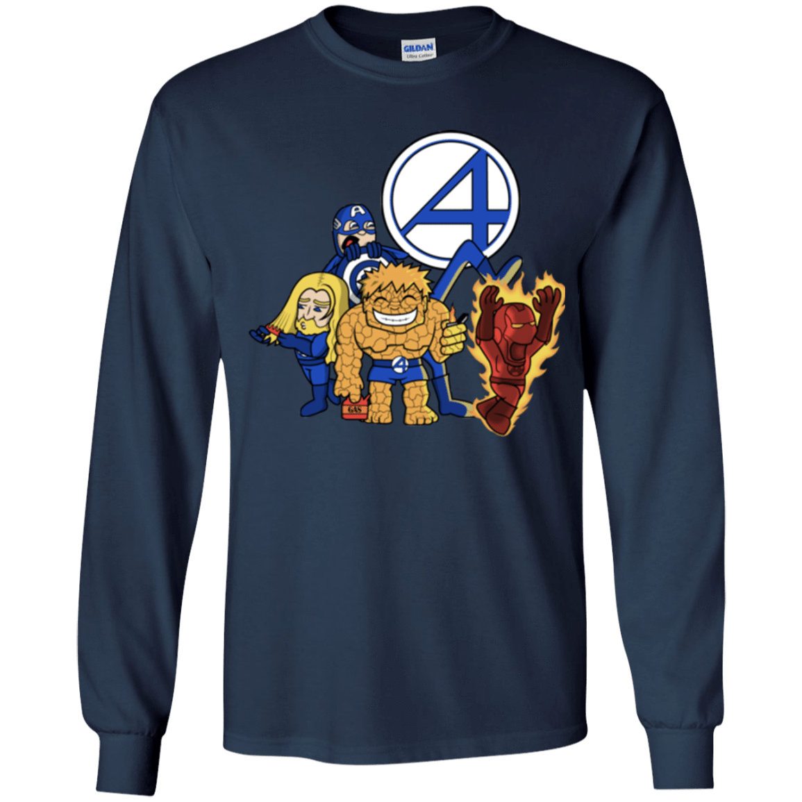 T-Shirts Navy / YS FANTASTIC-A Youth Long Sleeve T-Shirt