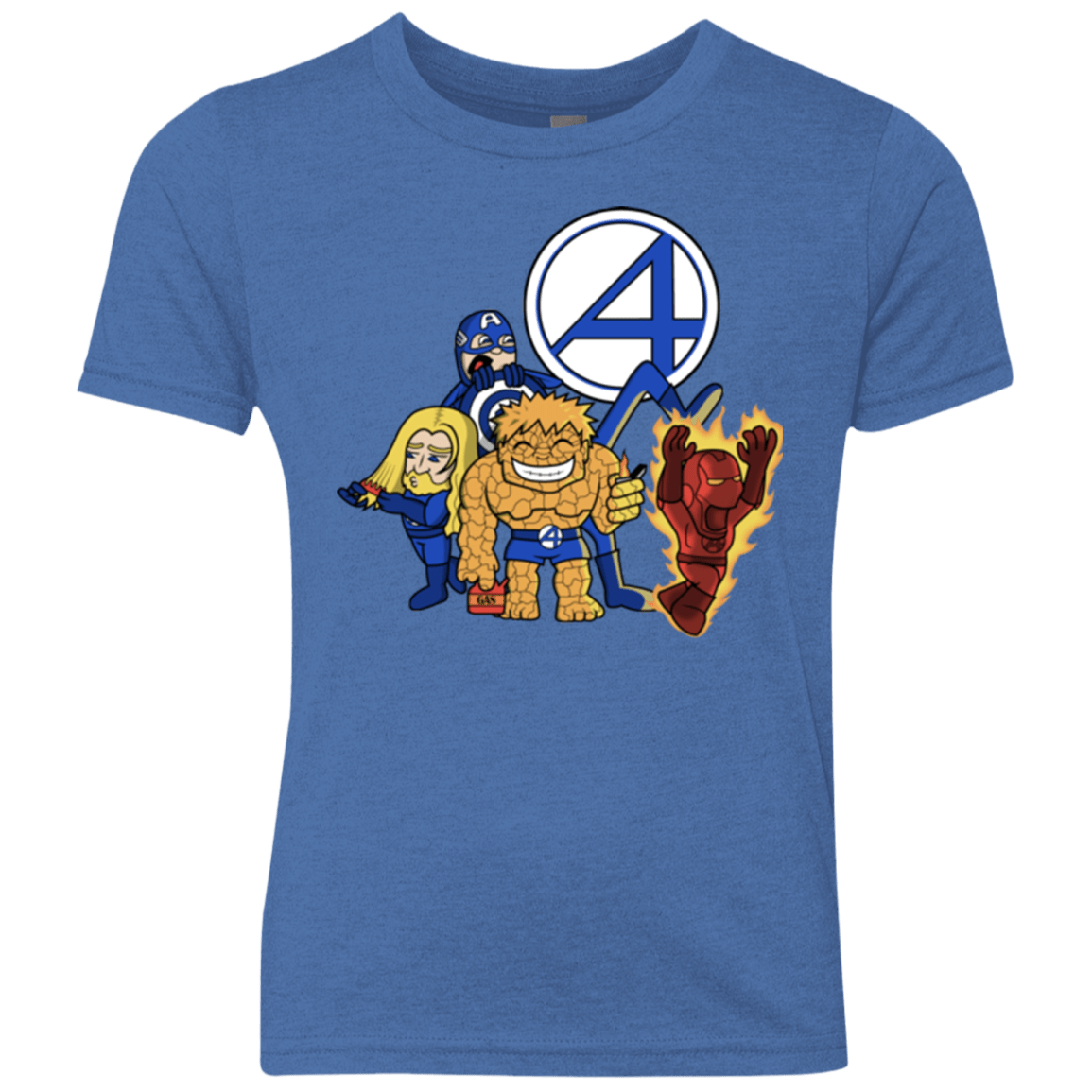 T-Shirts Vintage Royal / YXS FANTASTIC-A Youth Triblend T-Shirt