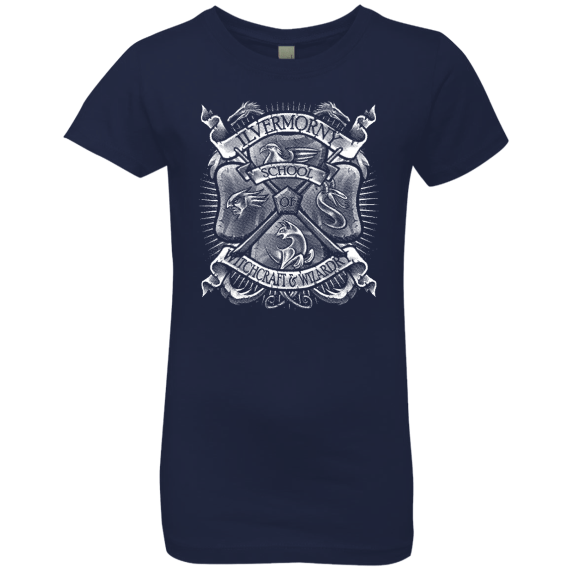 T-Shirts Midnight Navy / YXS Fantastic Crest Girls Premium T-Shirt