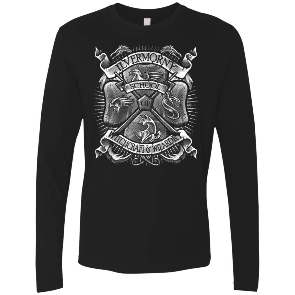 T-Shirts Black / Small Fantastic Crest Men's Premium Long Sleeve