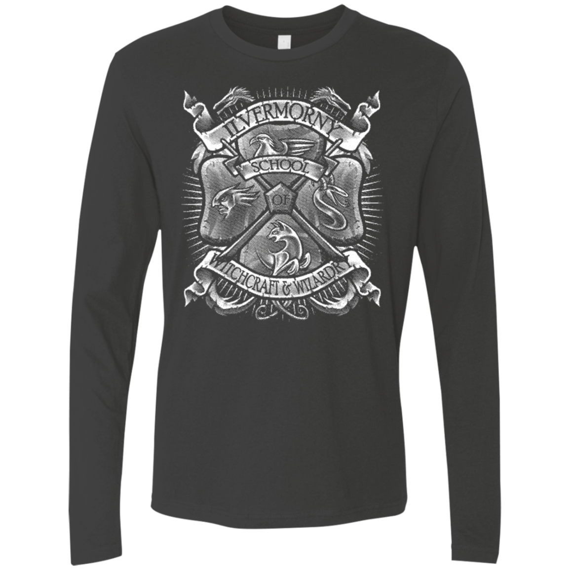 T-Shirts Heavy Metal / Small Fantastic Crest Men's Premium Long Sleeve