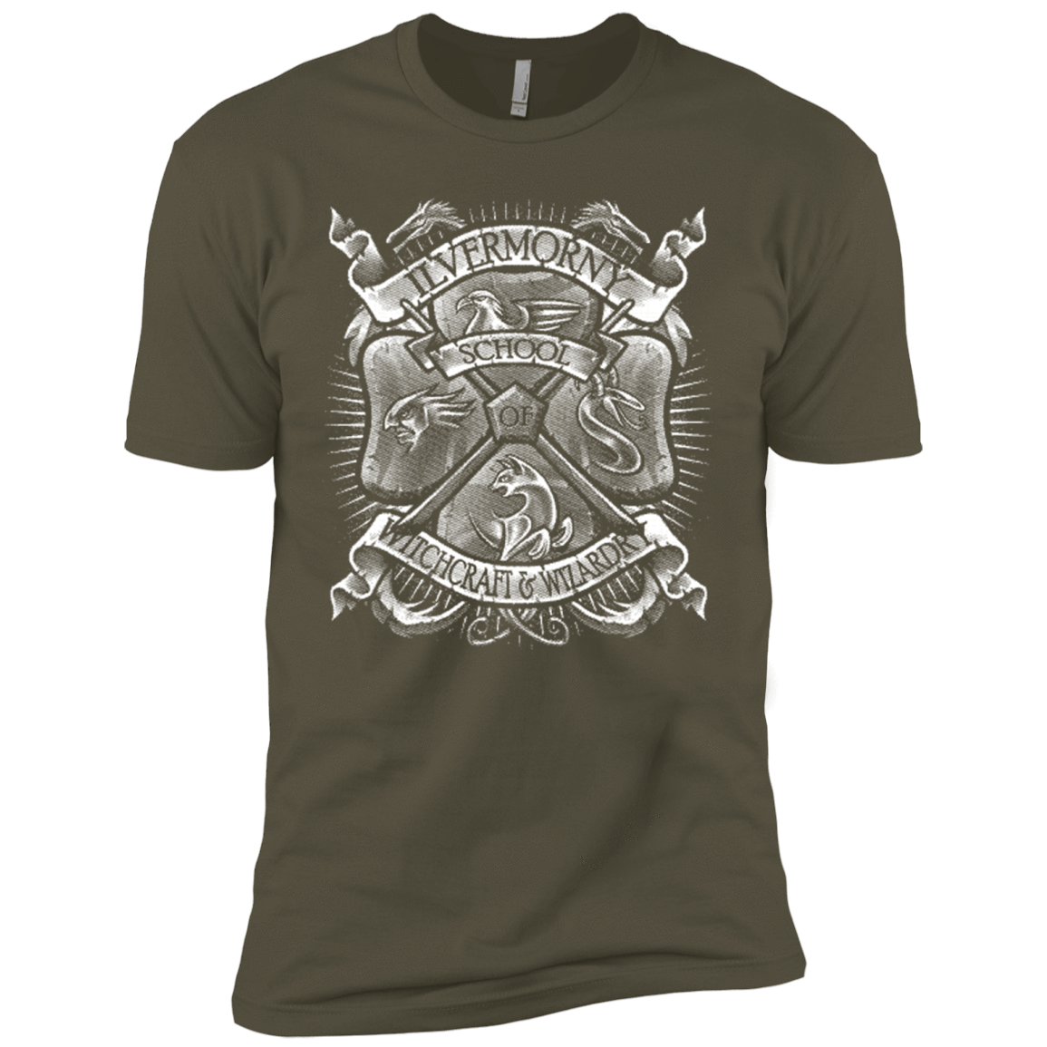 T-Shirts Military Green / X-Small Fantastic Crest Men's Premium T-Shirt