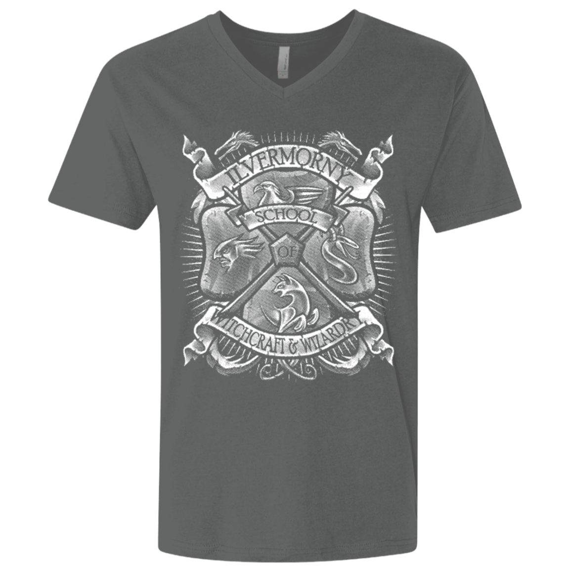 T-Shirts Heavy Metal / X-Small Fantastic Crest Men's Premium V-Neck
