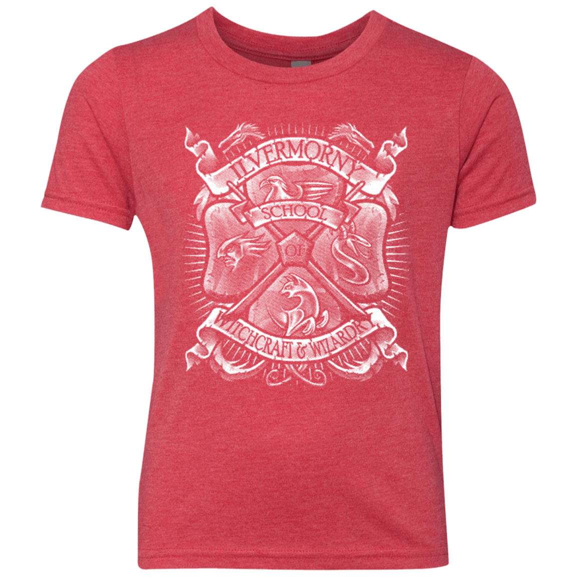 T-Shirts Vintage Red / YXS Fantastic Crest Youth Triblend T-Shirt