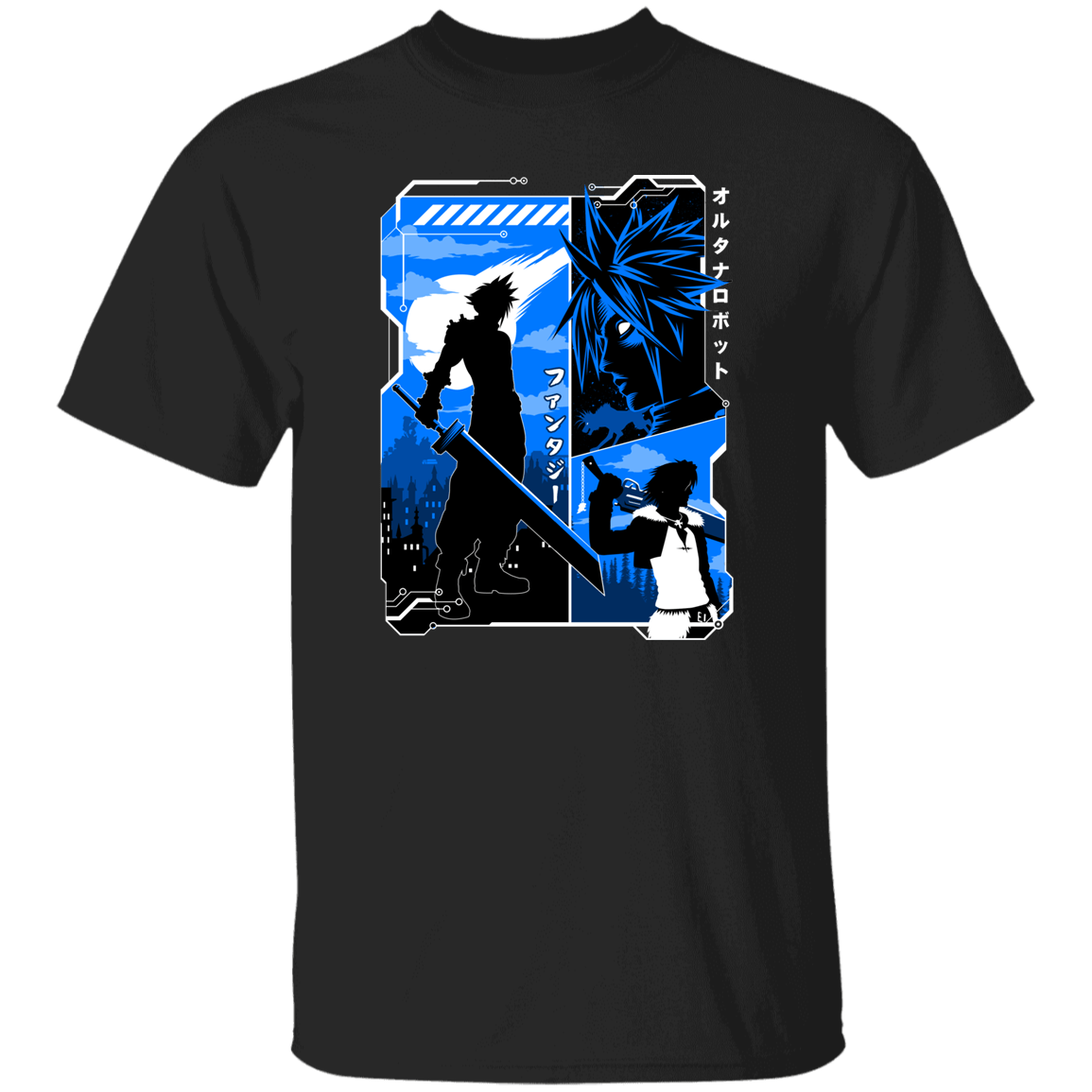 T-Shirts Black / S Fantasy Manga T-Shirt