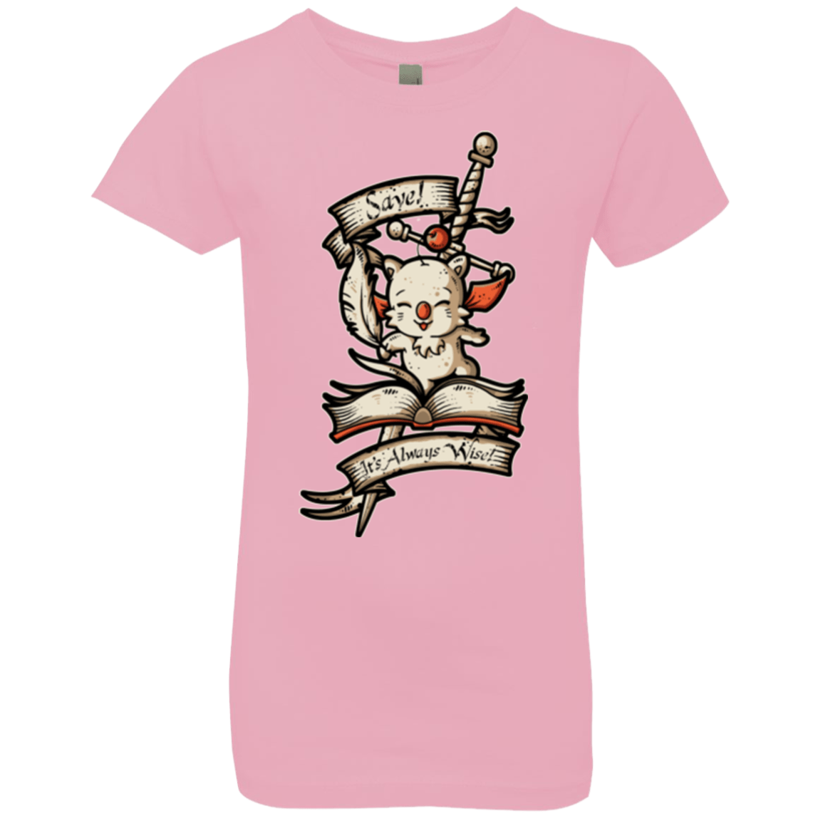 T-Shirts Light Pink / YXS FANTASY SAVE POINT Girls Premium T-Shirt